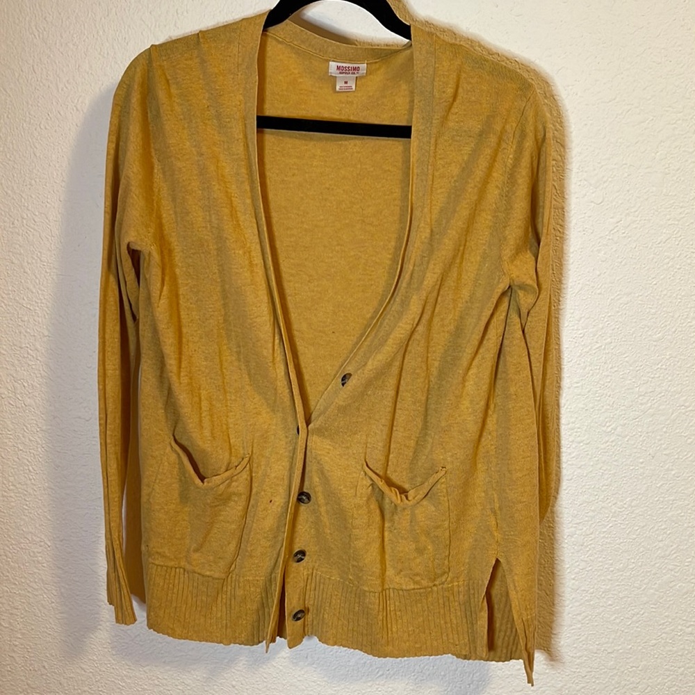 Mustard cardigan